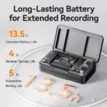 Ulanzi A100, ওয়্যারলেস মাইক্রোফোন। - Image 2