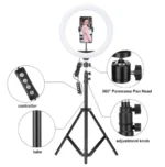 12 Inch Ring Light With 7 Feet Tripod Stand