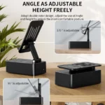 ব্লুটুথ ওয়্যারলেস স্পিকার + মোবাইল স্ট্যান্ড + পাওয়ার ব্যাংক - Image 4