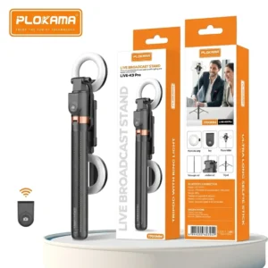 Plokama K9 Pro selfie stick tripod Bluetooth remote