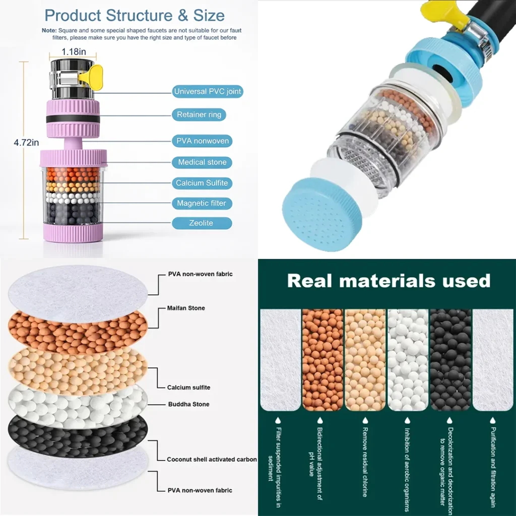 6 Layer Water Filter Tap